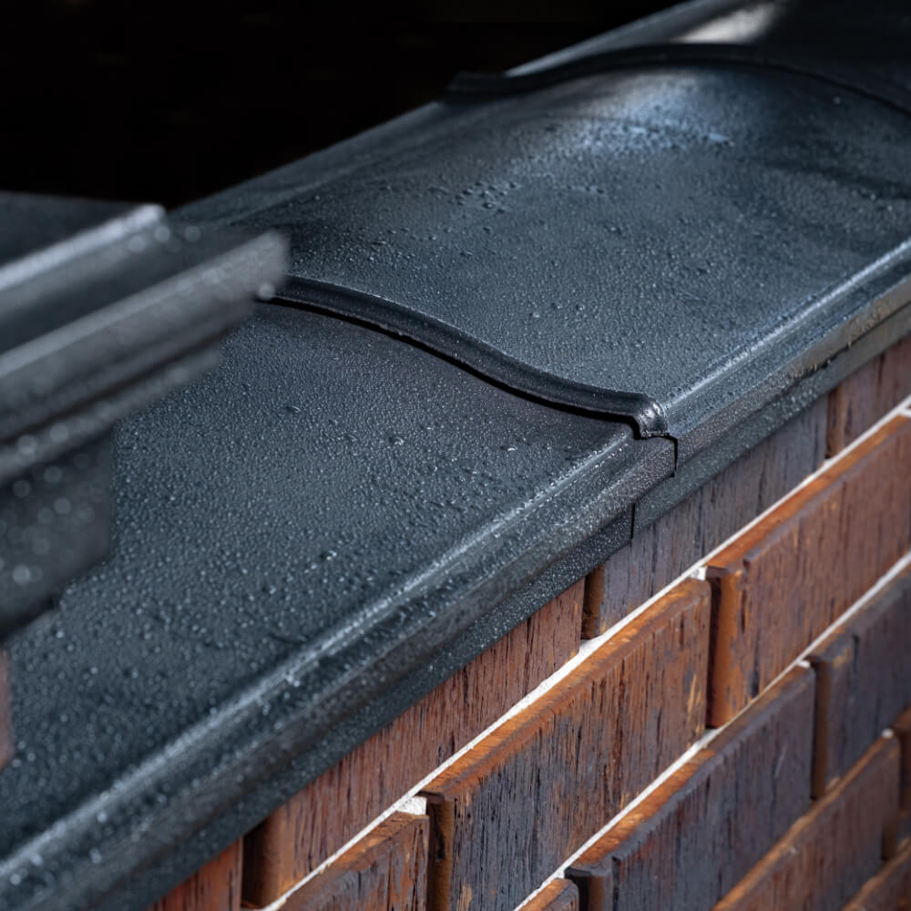 Парапет Zking Монблан Черный посадка на 0.5 кирпича (130мм) в Нефтеюганске фото