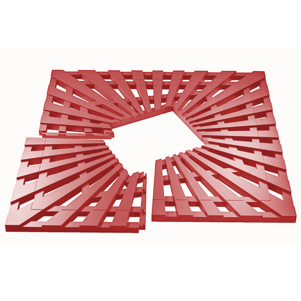 Приствольная решетка для дерева ZKING ATMOSPHERE 1.2х1.2м Красная в Нефтеюганске фото