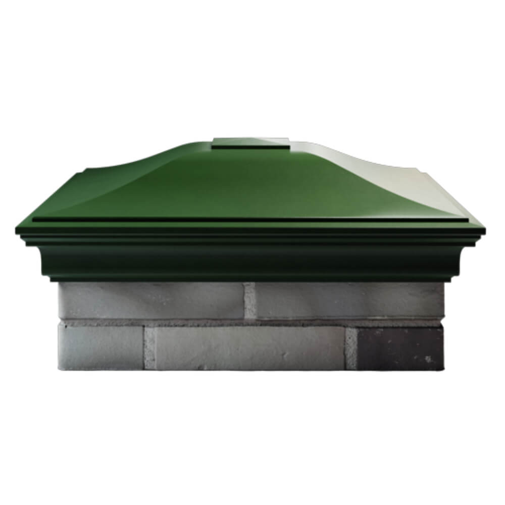Колпак Zking Монблан Зеленый на столб 2х2 кирпича (515х515мм) в Нефтеюганске фото