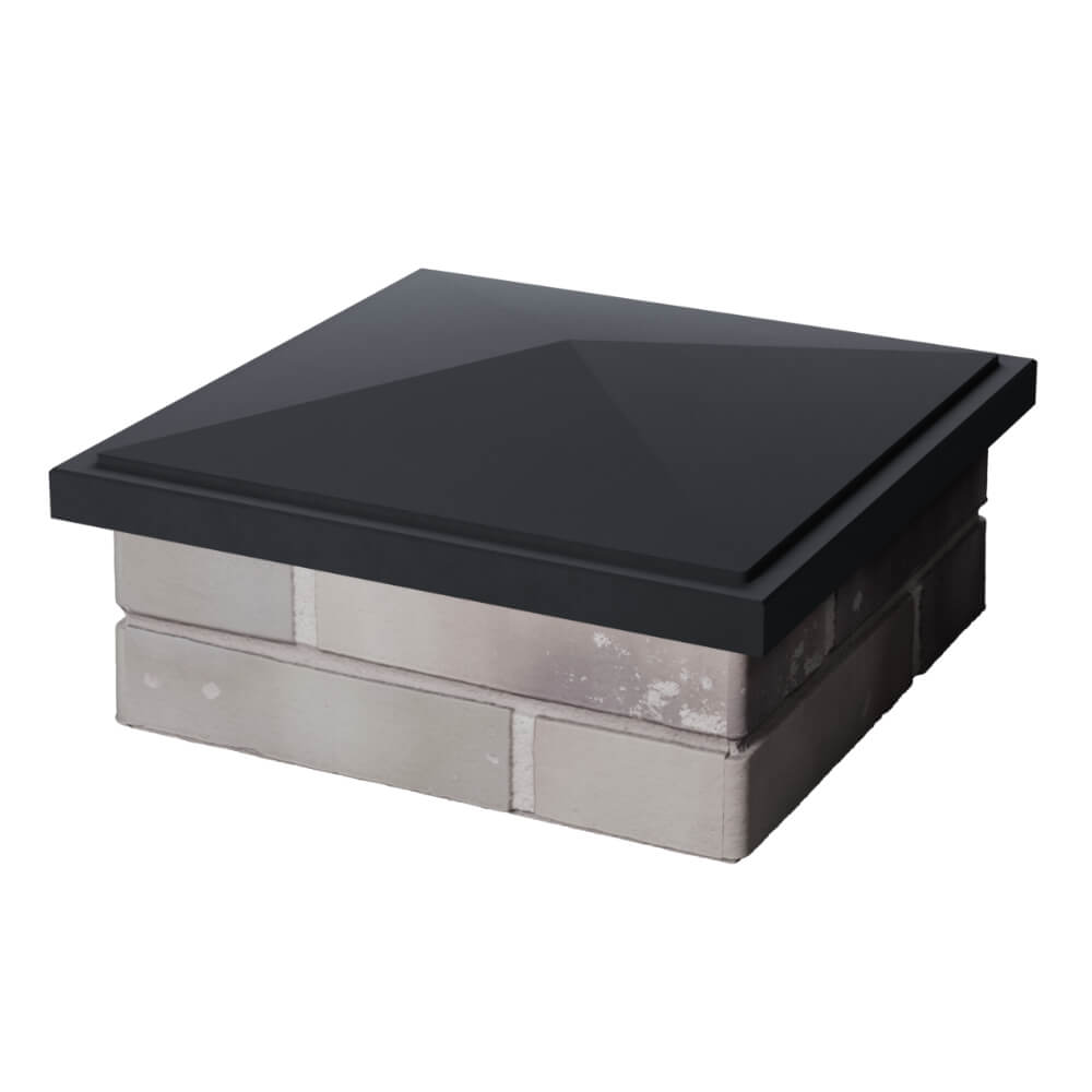 Колпак Zking БонаМоно Серый на столб 1.5х1.5 кирпича (385х385, 400х400мм) в Нефтеюганске фото