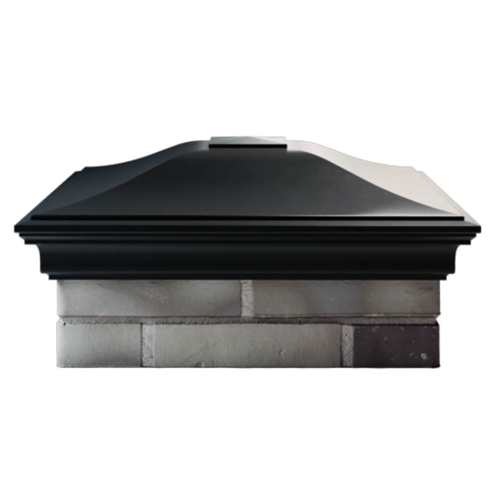 Колпак Zking Монблан Черный на столб 2х2 кирпича (515х515мм) в Нефтеюганске фото