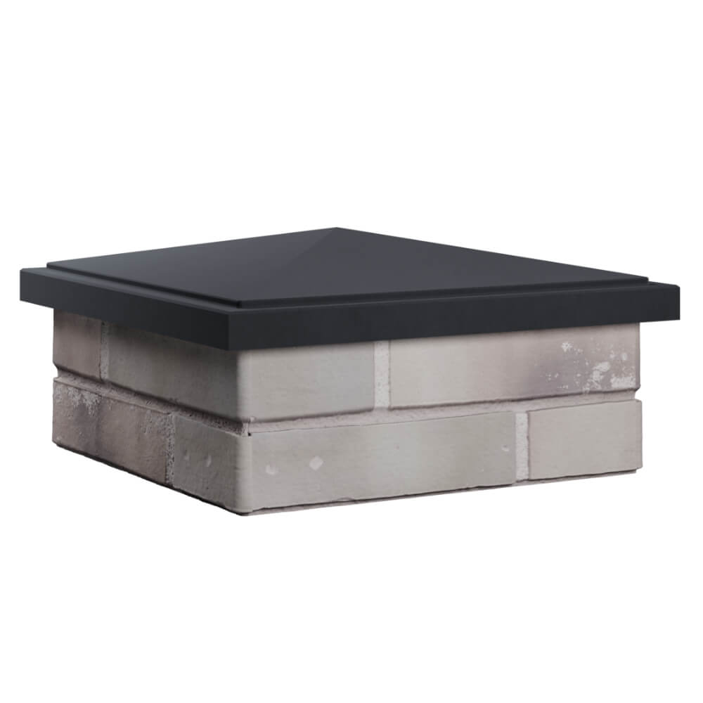 Колпак Zking БонаМоно Серый на столб 1.5х1.5 кирпича (385х385, 400х400мм) в Нефтеюганске фото