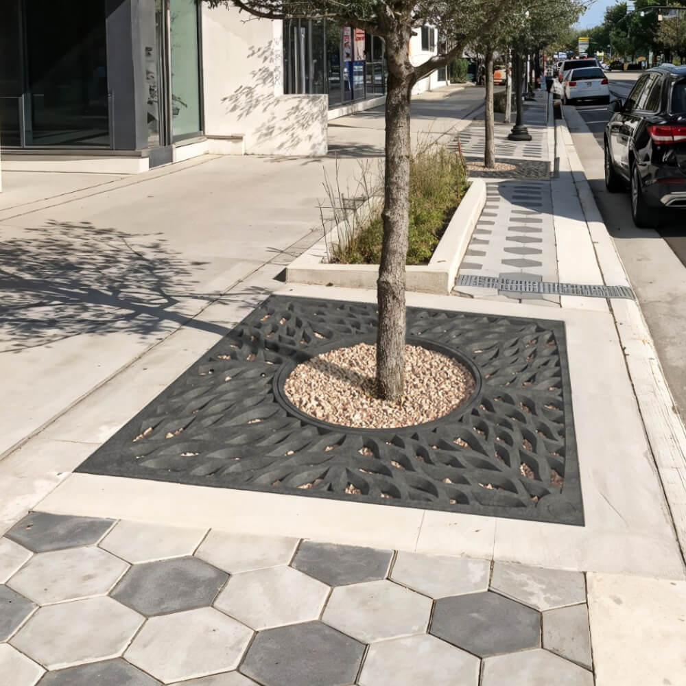 Приствольная решетка для дерева ZKING CRUST 2х2м Черная в Нефтеюганске фото