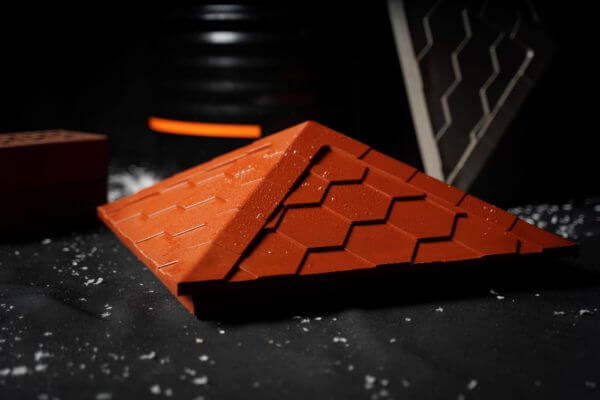 Колпак Zking Эверест Красный на столб 1.5х1.5 кирпича (390х390мм) в Нефтеюганске фото