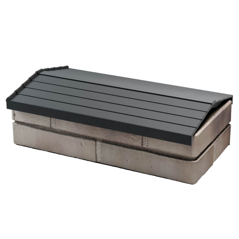 Парапет Zking Бона ХайТек Серый с посадкой на 1 кирпич (200/225/255мм) в Нефтеюганске фото