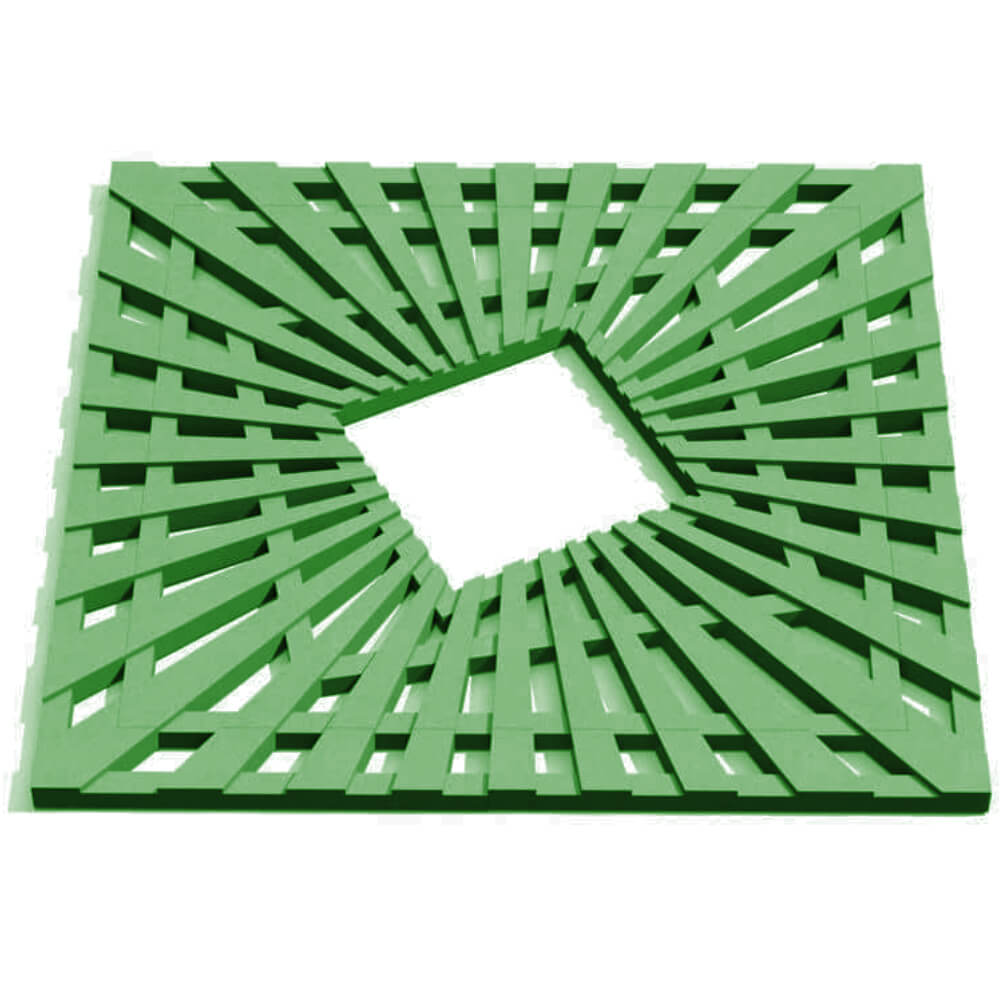 Приствольная решетка для дерева ZKING ATMOSPHERE 1.2х1.2м Зеленая Нефтеюганск фото