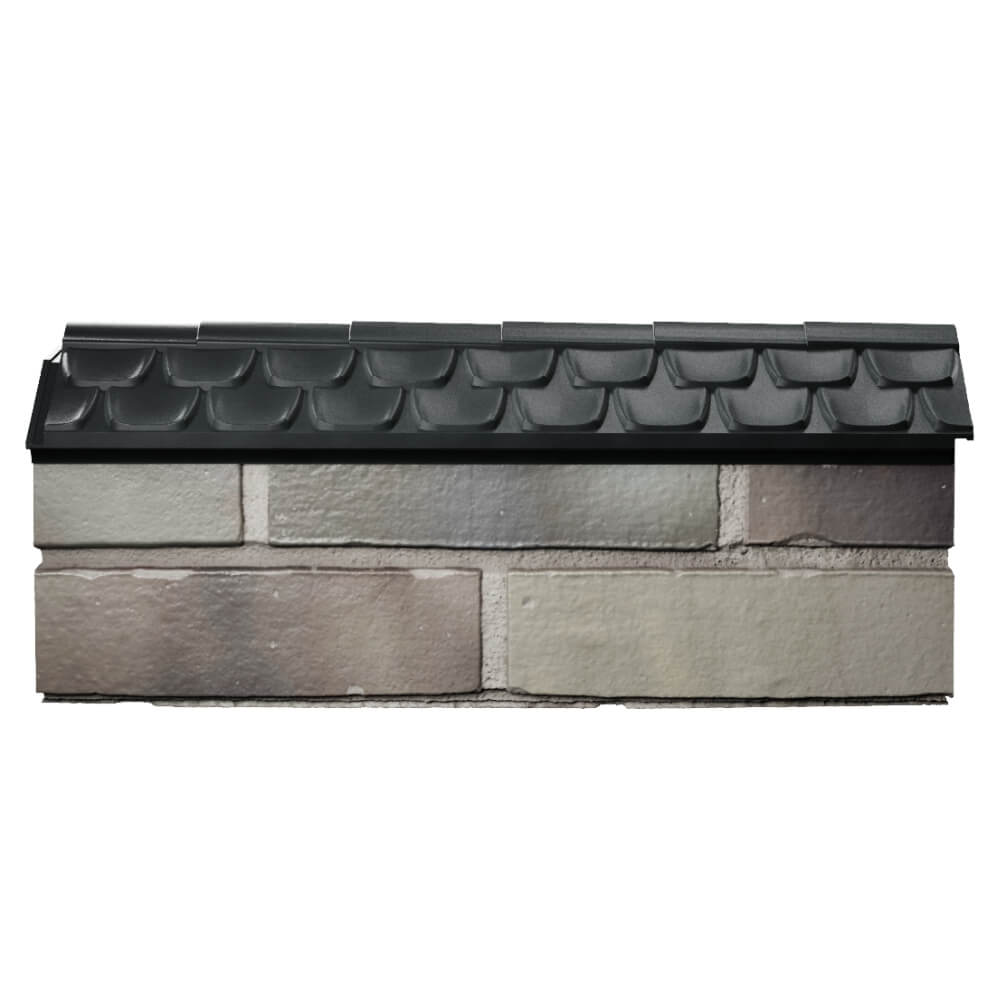 Парапет Zking Эльбрус Черный с посадкой на 0.5 кирпича (130мм) в Нефтеюганске фото