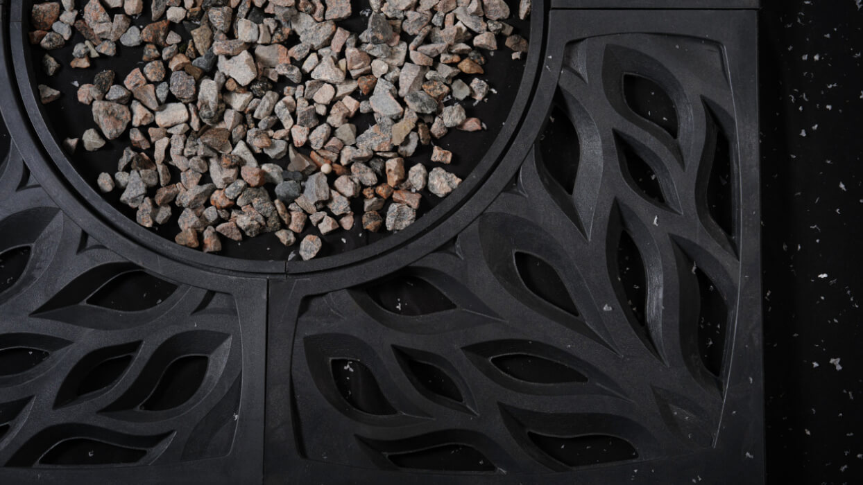 Приствольная решетка для дерева ZKING CRUST 1.2х1.2м Черная в Нефтеюганске фото