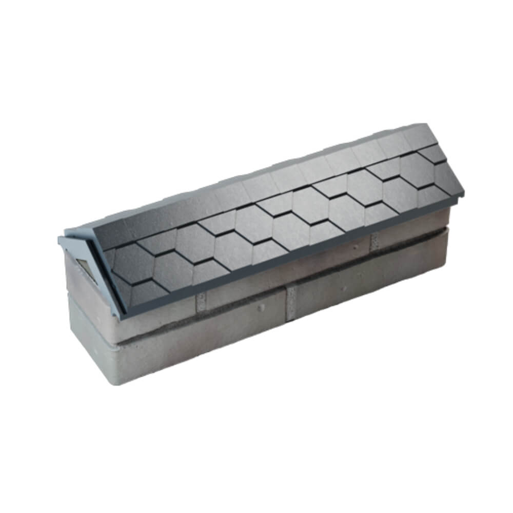 Парапет Zking Эверест Серый с посадкой на 0.5 кирпича (130мм) в Нефтеюганске фото